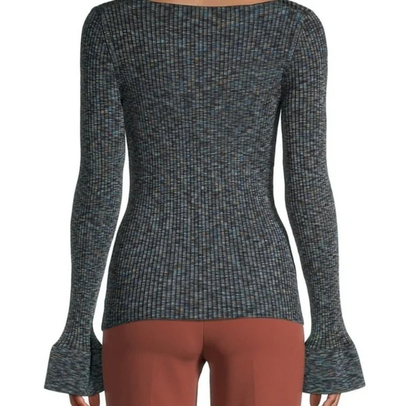 TheoryBoatneck Ribbed SweaterSize Medium